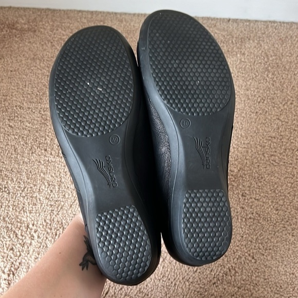 Dansko Fae Black Leather Slip On Shoe - Picture 9 of 10